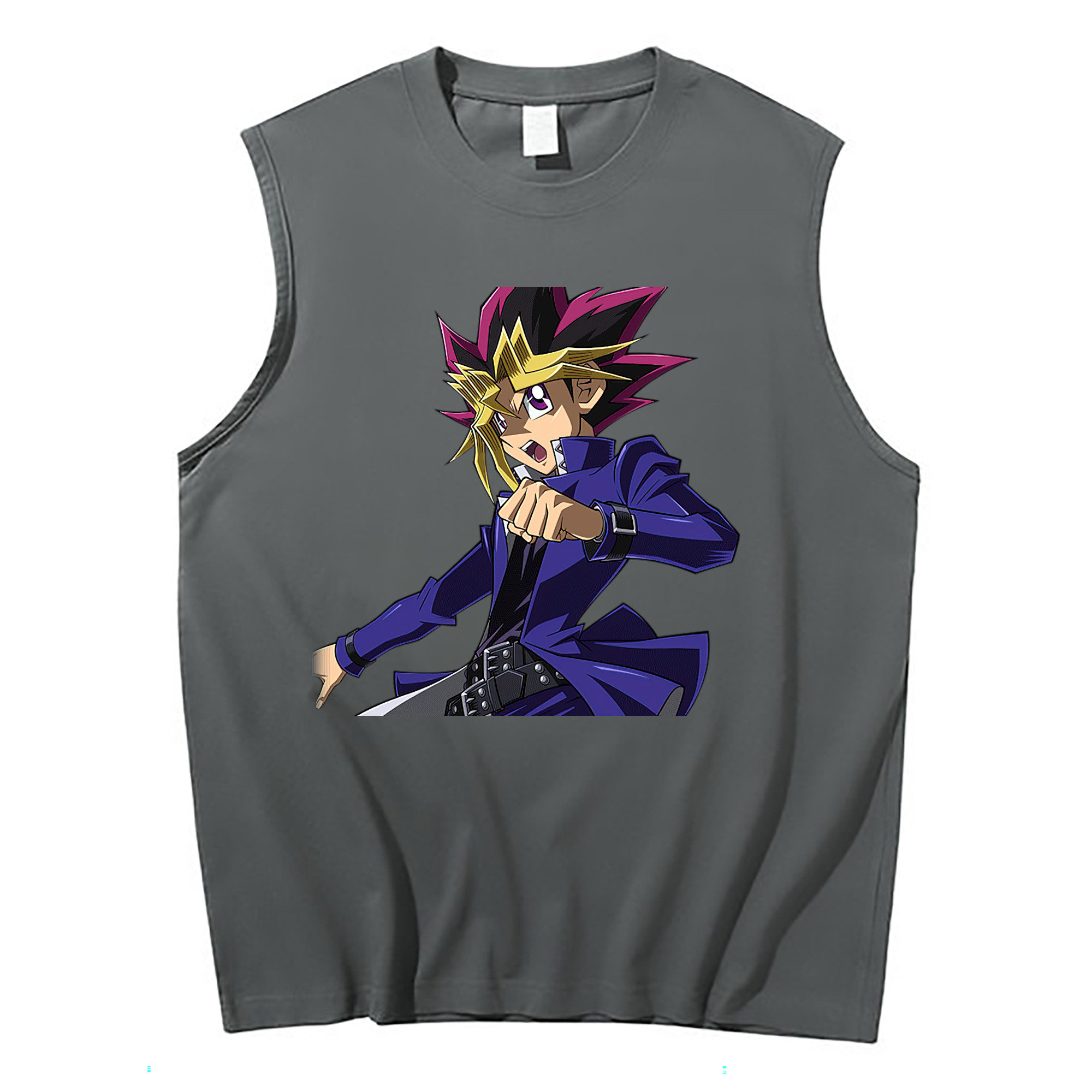 （画像用） 遊☆戯☆王 Yu-Gi-Oh! コットン100％タンクトップ（フロントプリント）